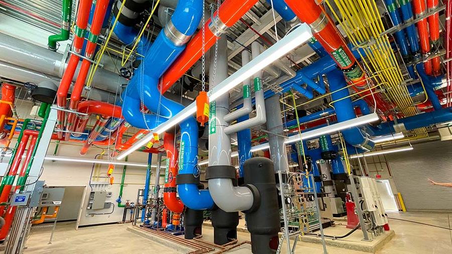Interior of Energy Plant on 东威克科技 Campus
